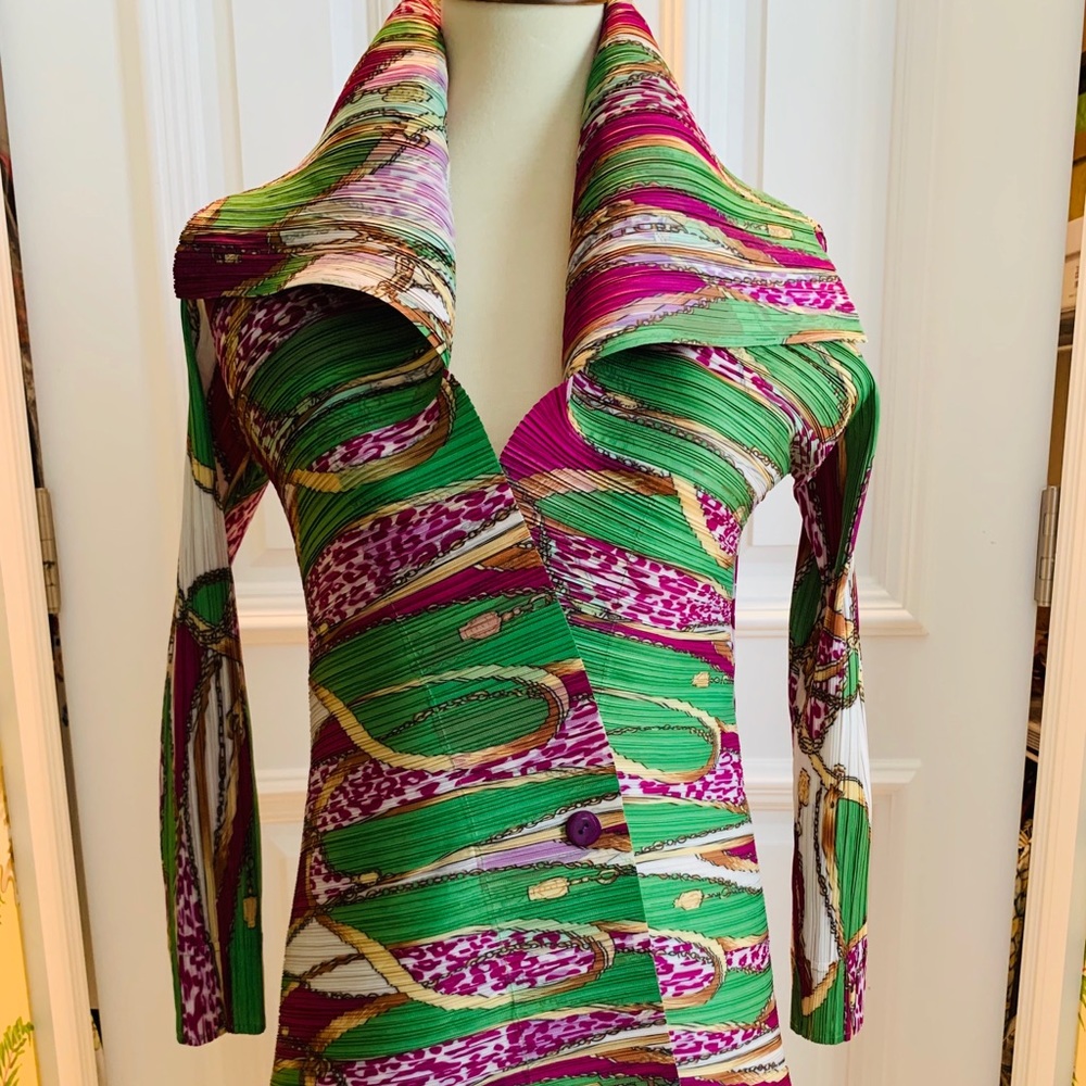 One size stretch folded fabric‎ jacket custom made